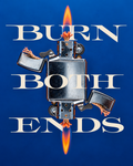 Burn Both Ends art print by OddMatter