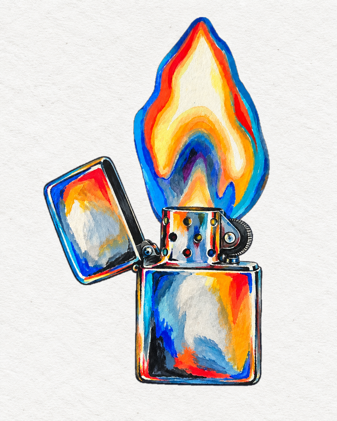 Burn in Color art print by OddMatter