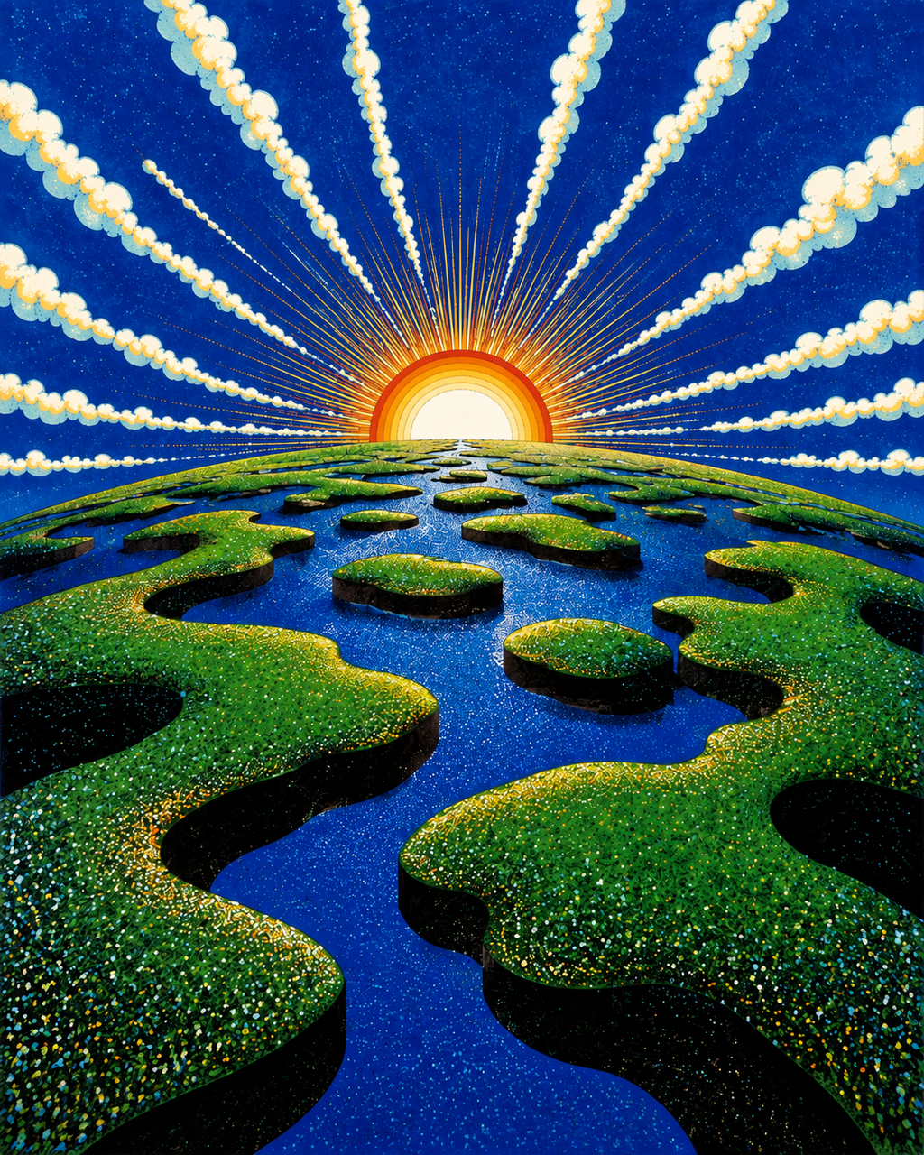 Origin Point art print by Pelcha